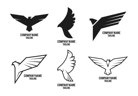 hawk logo company  vector art  vecteezy