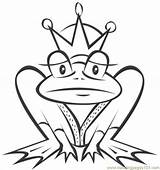 Frog Coloring Pages Prince Clipart Printable Rog Color Library Gif Amphibians Supercoloring Popular sketch template