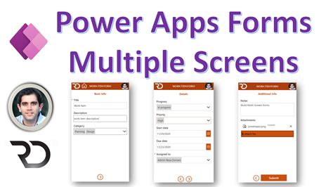 multi screen form control  powerapps rezas blog