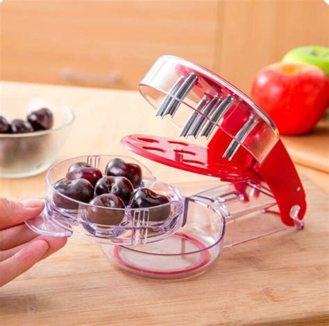 1 Piece New Cherry Pitter Cherry Take Nuclear Device Food Grade Pp Abs