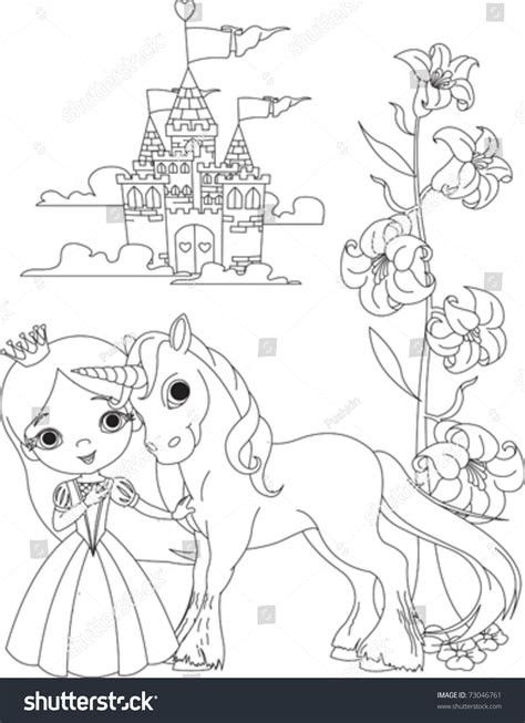 coloring pages princess unicorn coloring  drawing