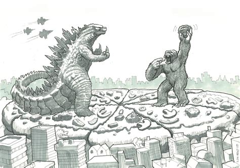 How To Draw Godzilla Vs Kong 2021 See More Of Godzilla Vs Kong 2021 On