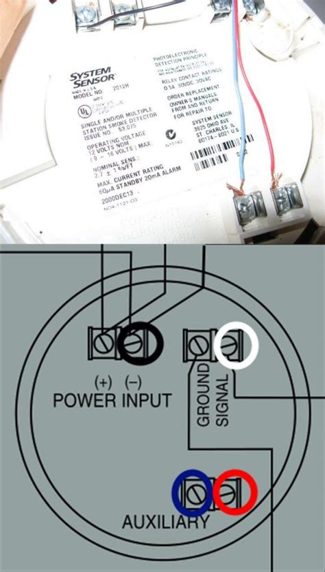 electrical    correct wiring  replacing   wire smoke detector wiring