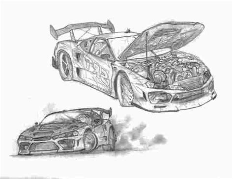 drift car coloring pages  adults citroen rally car concept