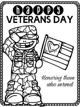 veterans day color page  jennifer jean tpt