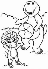 Barney Coloring Pages Cartoon Color Printable Friends Kids Cartoons Sheets Print Sheet Characters Character Christmas Birthday Gif Disney Book Dinosaur sketch template