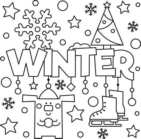 printable coloring pages winter   weqsabv