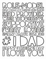 Father Printables Printable Coloring Pages Fathers Kids Color sketch template