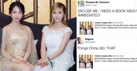 This Viral Story About A Chinese Lesbian Billionaire Couple Was An