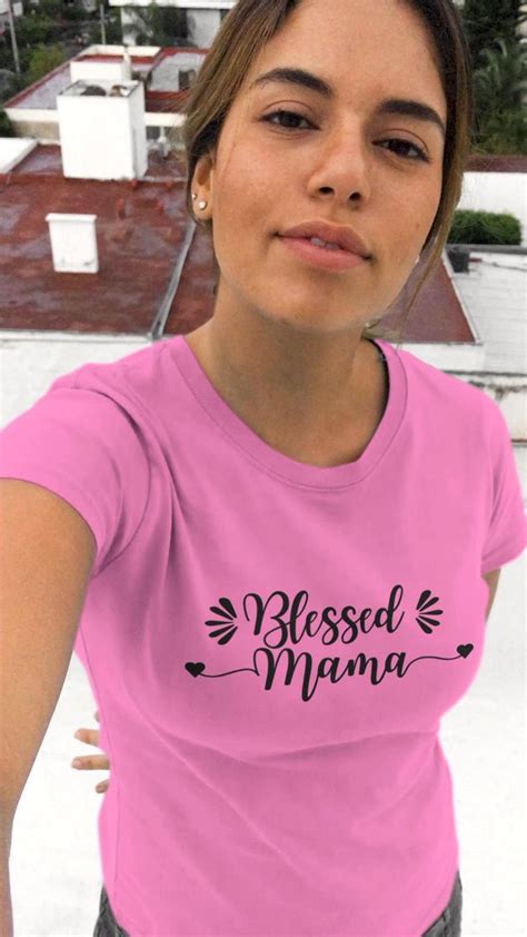 blessed mama svg mom life mothers day file womens t shirt t