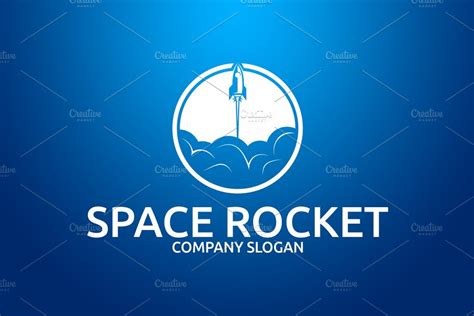 Space Rocket Logo Creative Logo Templates ~ Creative Market