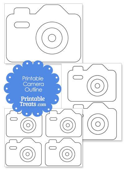 printable camera outline camera outline camera crafts paper camera