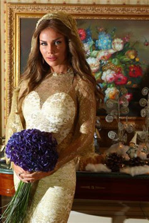 arab female celebrities in wedding dresses
