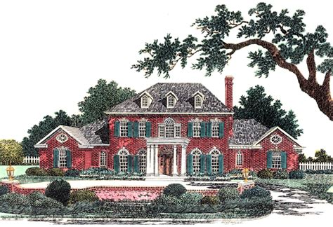 colonial house plan chp   coolhouseplanscom colonial house plans country style house