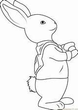 Rabbit Peter Coloring Pages Characters Cartoon Lily Colouring Kids Coloringpages101 Template sketch template