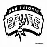Coloring Spurs Antonio San Pages Basketball Nba Colormegood Sports sketch template
