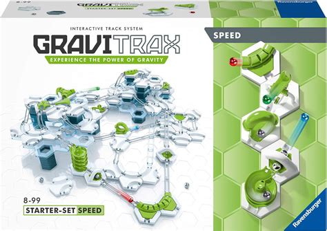 gravitrax ravensburger kit de demarrage speed avec  pieces circuit de billes pour enfants