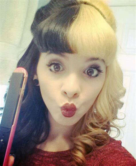 Melanie Martinez Curly Black Golden Blonde Barrel Curls