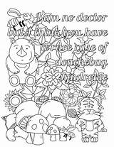 Coloring Pages Adult Visit Swear Printable Asshole Word Color sketch template