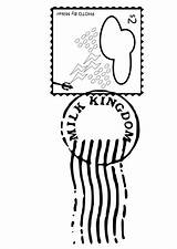Coloring Postage Stamp Stamped Drawing Pages Printable Getdrawings Getcolorings sketch template