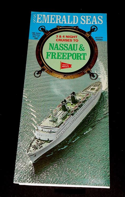 ss emerald seas mini cruise brochure