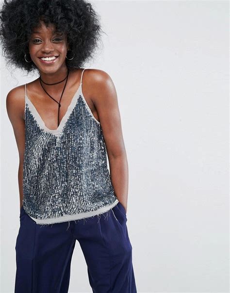 Shining Star 9 Sparkly Tops For A Night Out Sequin Cami Top Cami