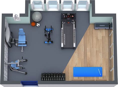 home gym floor plan  dimensions homeplanone