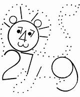 Dots Dot Titik Chiffre Chiffres Sambung Relier Angka Cifre Numeri Zahlen Cari Mewarna Coloringhome sketch template