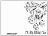 Christmas Card Cards Printable Kids Templates Coloring Color Template Pages Holiday Postcard Religious Diy Children Greeting Print Merry Wonderland Crafts sketch template