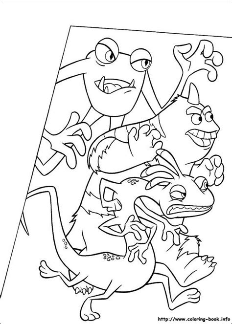monsters  coloring picture disney coloring pages monsters ink