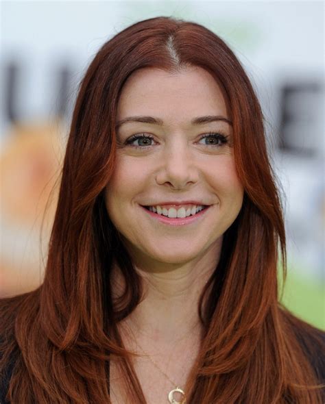 alyson hannigan long center part alyson hannigan hair