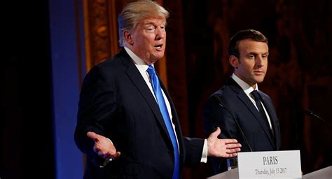 trump says macron s idea for eu army very insulting