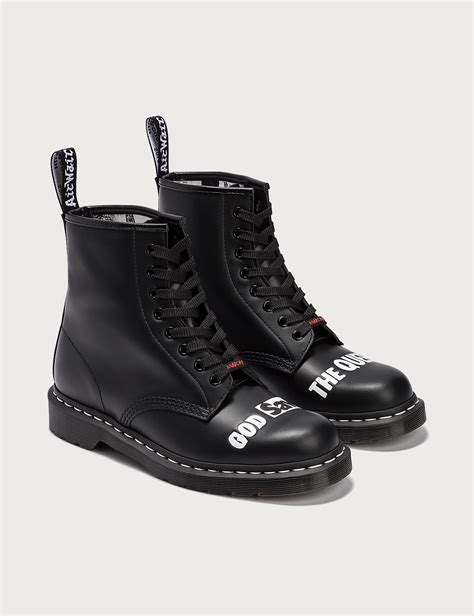 Dr Martens 1460 Sex Pistols Leather Boots In Black Lyst