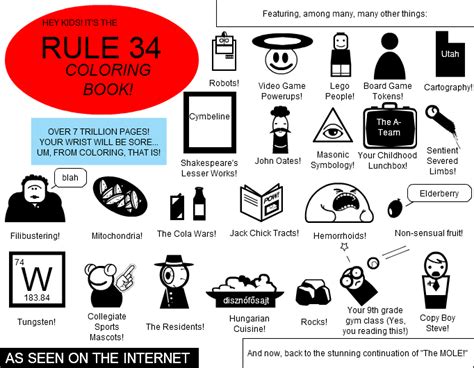 The Rule 34 Coloring Book