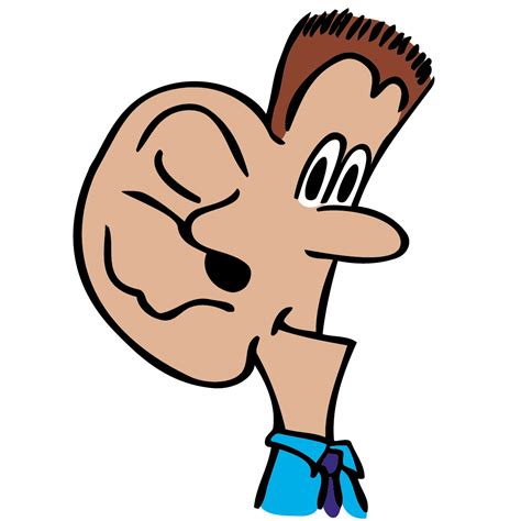 cartoon ears clipart