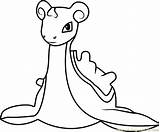 Lapras Pokemon Coloring Pages Go Getcolorings Color Printable sketch template