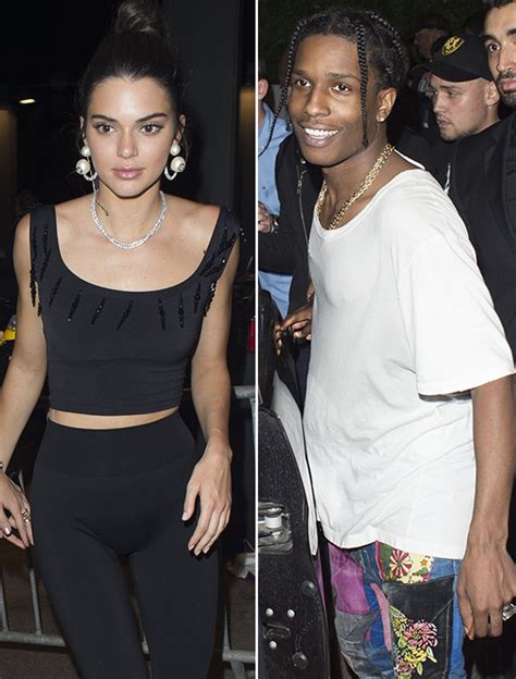 A Ap Rocky And Kendall Jenner In Cannes Reunite For Party Hollywood Life
