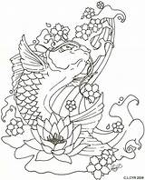 Fish Koi Tattoo Coloring Deviantart Drawings Tattoostime Tattoos Pages Coy Drawing Designs Choose Board Painting Draw Japanese sketch template