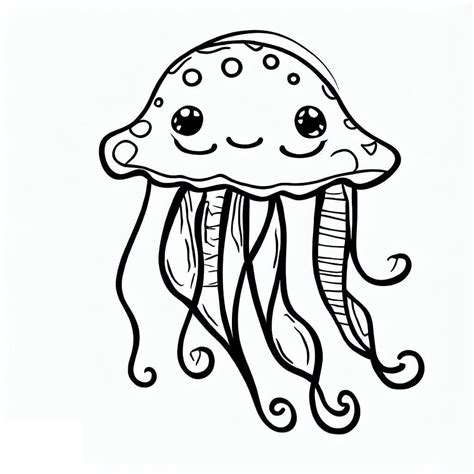 printable jellyfish coloring page  print  color