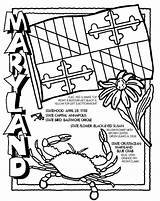 Maryland Crayola Unis Coloriage Etats sketch template