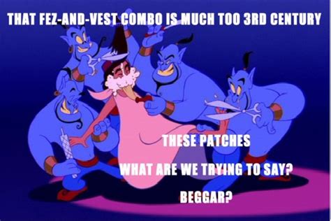Fashion 12 Funny Quotes Told By Genie From Disneys Aladdin Tv Show
