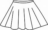 Coloring Jupe Pleated Malvorlagen Ausmalen Rok Clothing Einfache Malbücher Bleistift Kunstzeichnungen Zeichnungen Kleid Papier Dress sketch template
