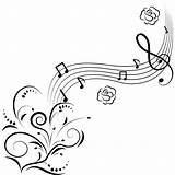 Music Drawing Notes Note Library Coloring Drawings Kids Pages Clipart sketch template