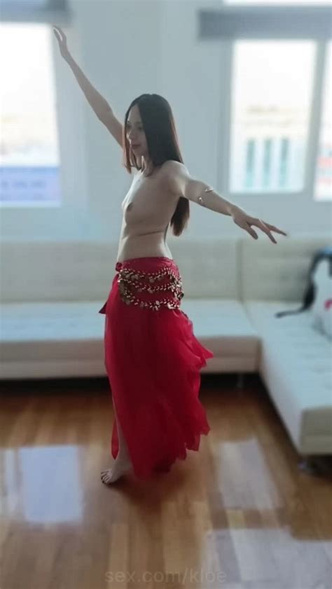 Kloe Would You Rate My Topless Belly Dance 😘 Teen Tits Topless