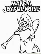 Coloring Pages Trumpet Angel Printable Angels Peoples Color Library Clipart Popular Colouring Cartoon sketch template
