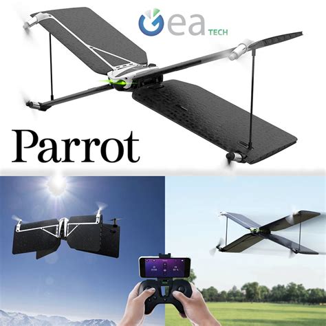 parrot swing quadcopter mini drone  flypad controller camcorder wifi black ebay