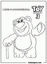 Toy Story Coloring Pages Bear Printable Huggin Kids Print Lotso Disney Characters Easter Sheets Library Cartoon Clipart Views Total Color sketch template