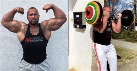 powerlifter leonidas arkona strict curls kg kg shy  world record fitness volt