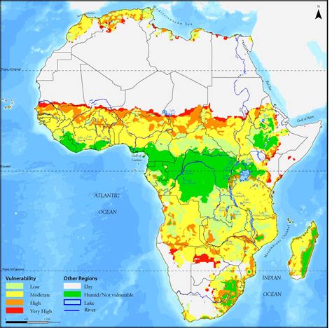 africa desert map