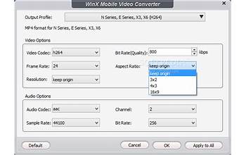 WinX Mobile Video Converter screenshot #5